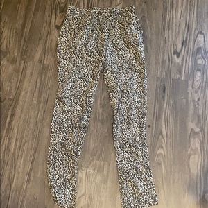 Leapord print pants